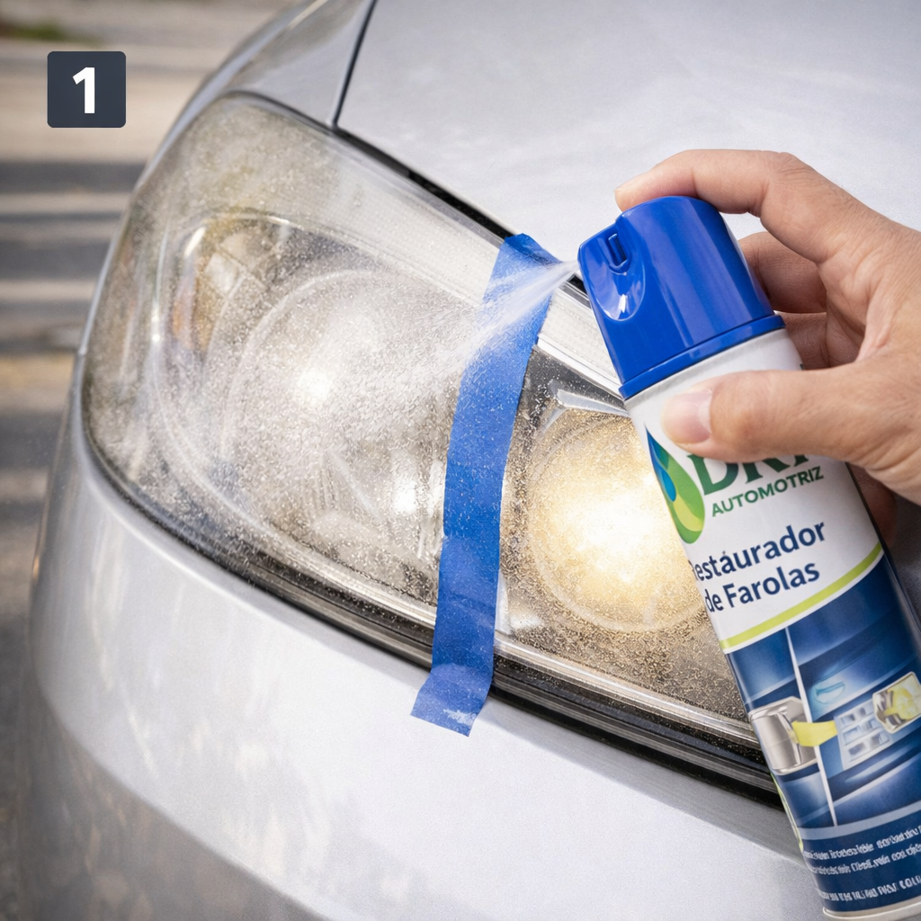 Dry Automotriz | Restaurador de farolas | Todo tipo de farolas | Sin Lijar